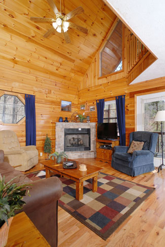 Pigeon Forge Tennessee Two Bedroom Vacation Chalet Rentals